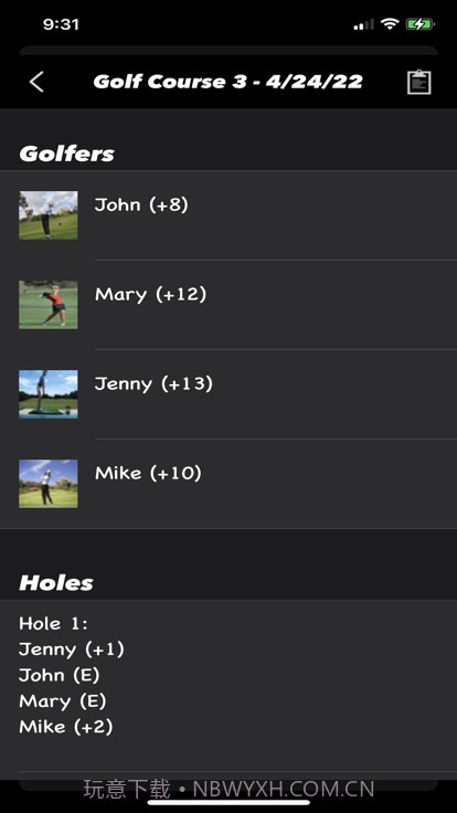 TMG追踪我的高尔夫截图1 TMG追踪我的高尔夫截图1