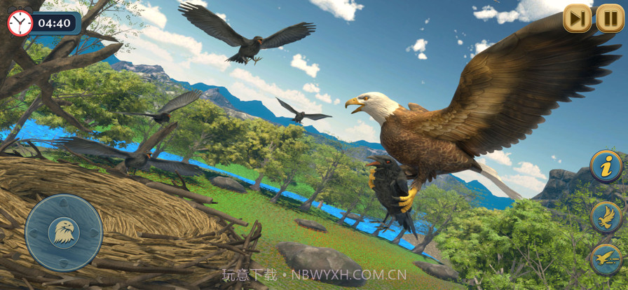 鹰鸟荒野生活模拟截图4