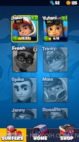 地铁跑酷滑板英雄全皮肤截图3