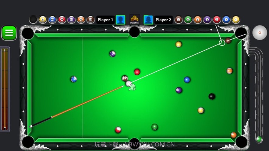 8球迷你桌球截图4