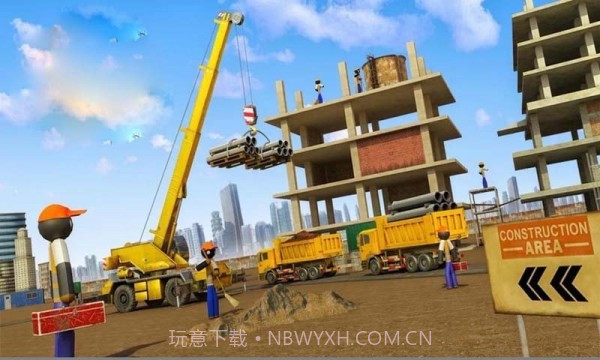 迷你卡车与挖掘机截图1 迷你卡车与挖掘机截图1