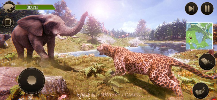 荒野豹家庭生活模拟截图4 荒野豹家庭生活模拟截图4