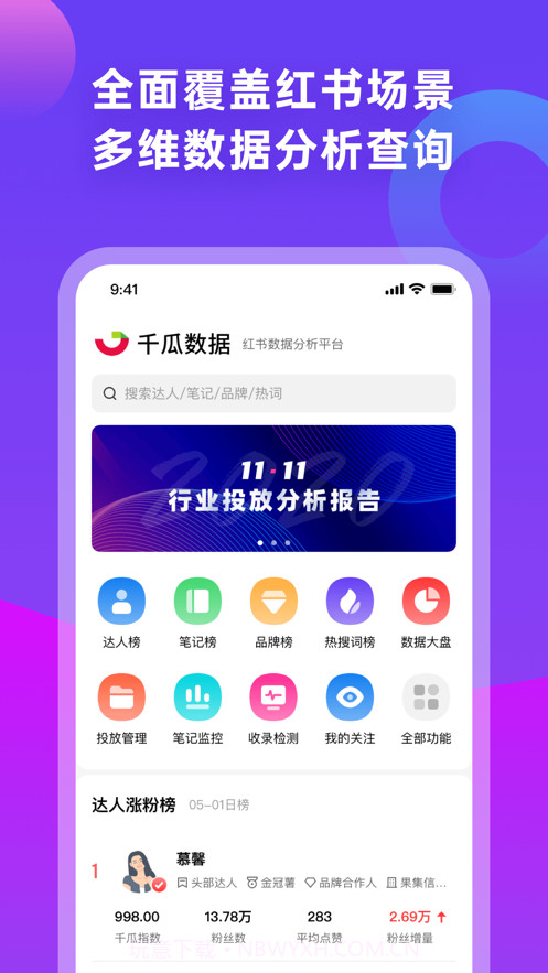 千瓜数据截图1