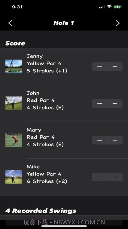 TMG追踪我的高尔夫截图2 TMG追踪我的高尔夫截图2