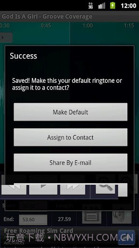 铃声剪辑器  Ringtone Maker截图5