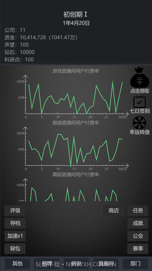 模拟经营我的直播公司截图1 模拟经营我的直播公司截图1