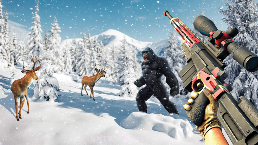 可怕的大猩猩动物狩猎截图3