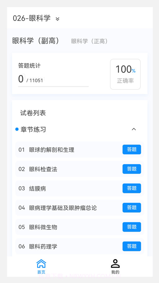 眼科学新题库截图1