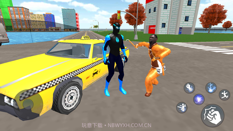 钢铁超级英雄男孩城市英雄截图4