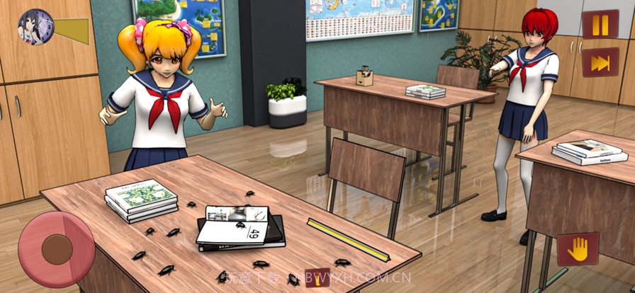 动漫高中樱花少女最新版截图3