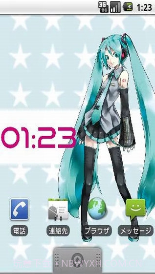 Hatsune Miku Live Wallpaper截图1 Hatsune Miku Live Wallpaper截图1