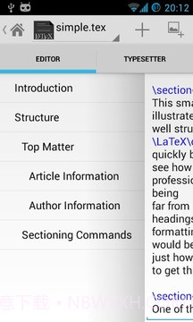 LaTeX编辑器截图7 LaTeX编辑器截图7