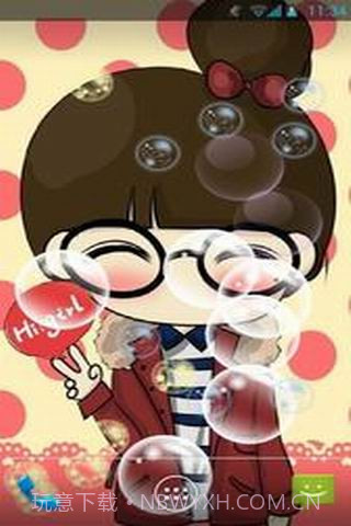 快乐萌小希动态壁纸截图2 快乐萌小希动态壁纸截图2