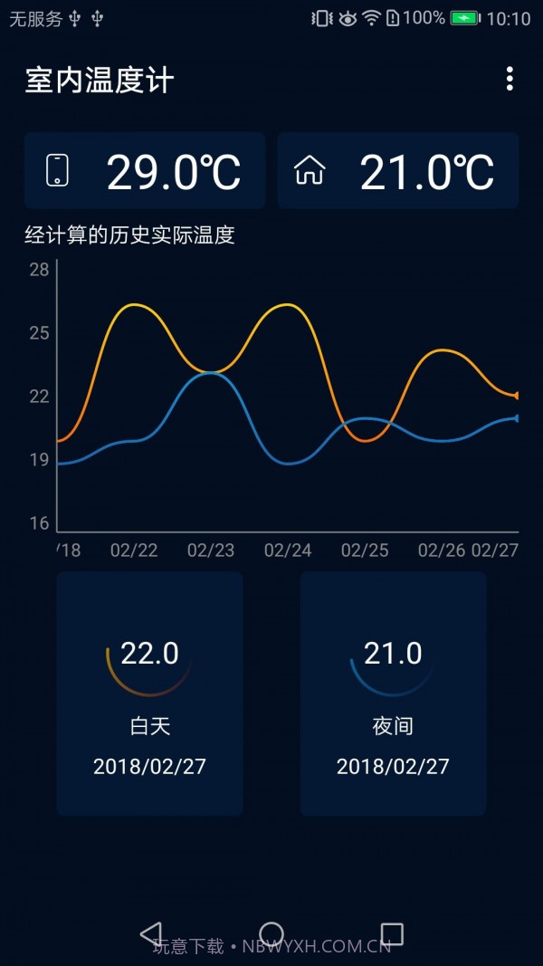 室内温度计截图3
