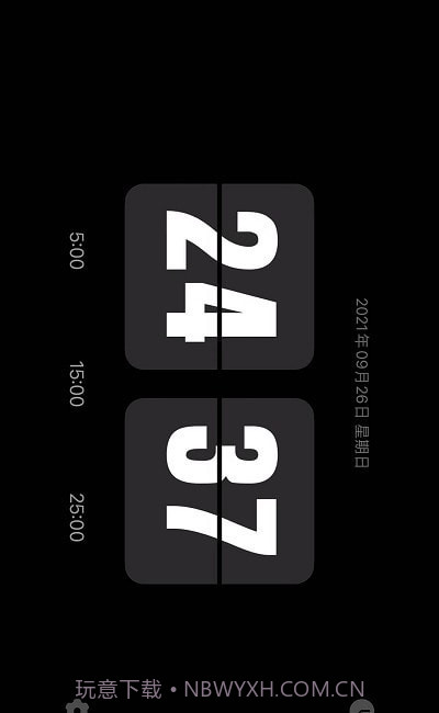 Flipclock翻页时钟截图2 Flipclock翻页时钟截图2