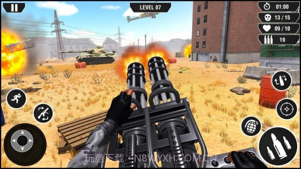 战争加特林截图2