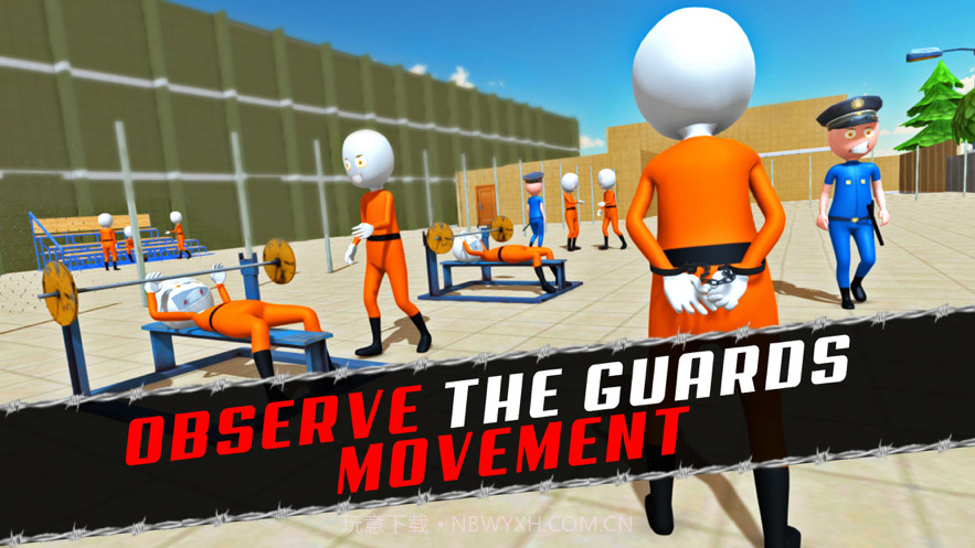 火柴人黑手党监狱越狱截图1