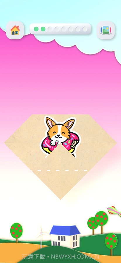 趣味折纸幼儿拼图截图2