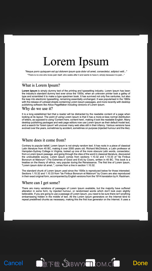 转换照片到PDF扫描器截图4