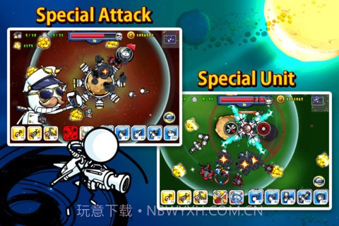 卡通防御:空间战争截图2