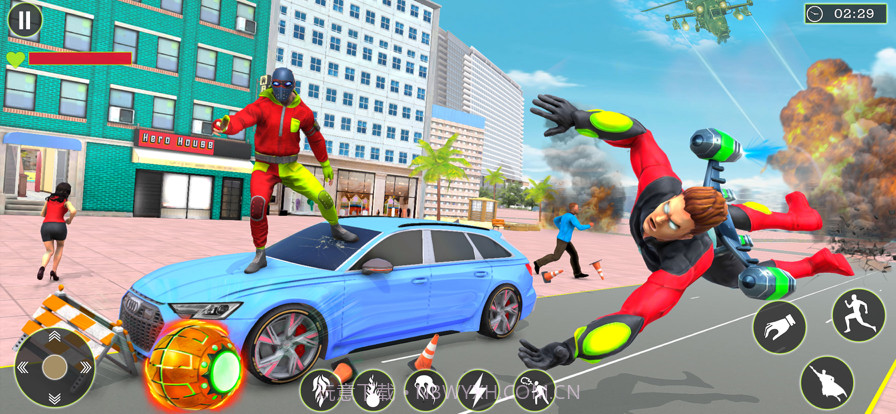 大蜘蛛绳英雄城截图4