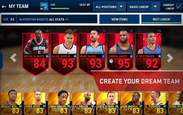 NBA LIVE Mobile截图3 NBA LIVE Mobile截图3