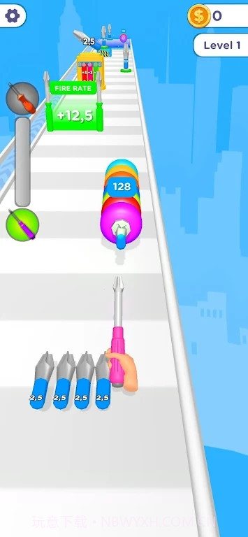 疯狂奔跑的螺丝截图1