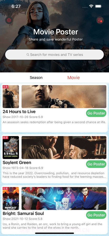 美剧海报~追美剧的好帮手截图1 美剧海报~追美剧的好帮手截图1