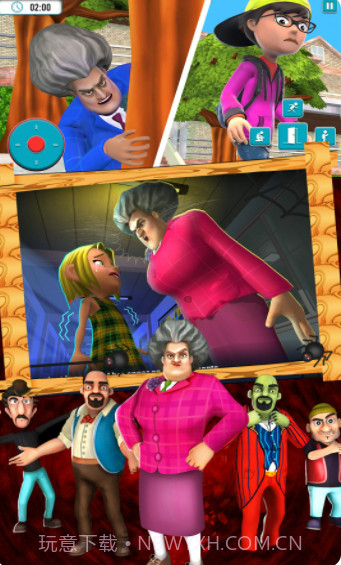 恐怖怪老师3D截图2