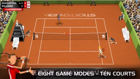 火柴人网球截图3