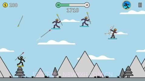 火柴人长矛勇士截图2
