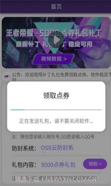 补丁礼包5000点券截图2