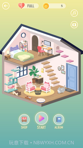 猫咪小屋找不同游戏Find The Differences - A Cat House截图1 猫咪小屋找不同游戏Find The Differences - A Cat House截图1