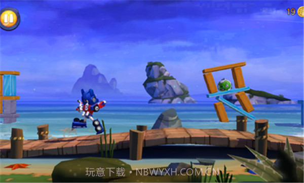 愤怒的小鸟变形金刚截图3