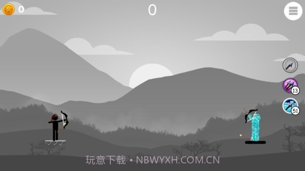 火柴人爱弓箭手截图1 火柴人爱弓箭手截图1