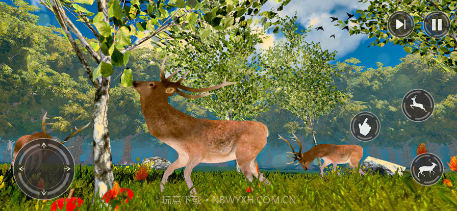 鹿模拟器：动物生活截图1