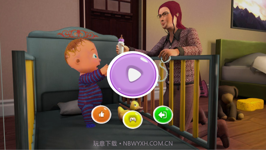 虚拟妈妈婴儿生活模拟截图1