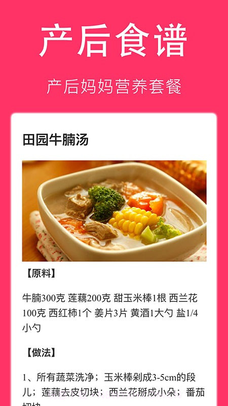 孕妇食谱大全截图2