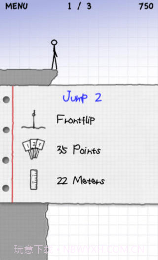 跳水火柴人截图2