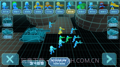 火柴人模拟器霓虹坦克战截图1 火柴人模拟器霓虹坦克战截图1