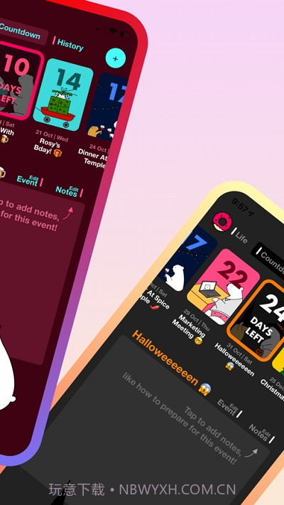 Bears Countdown熊倒计时截图2 Bears Countdown熊倒计时截图2