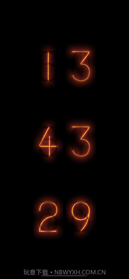 辉光时钟小组件截图3 辉光时钟小组件截图3