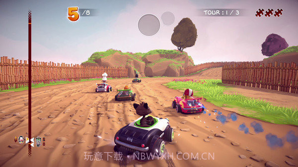 加菲猫卡丁车激情竞速截图3 加菲猫卡丁车激情竞速截图3