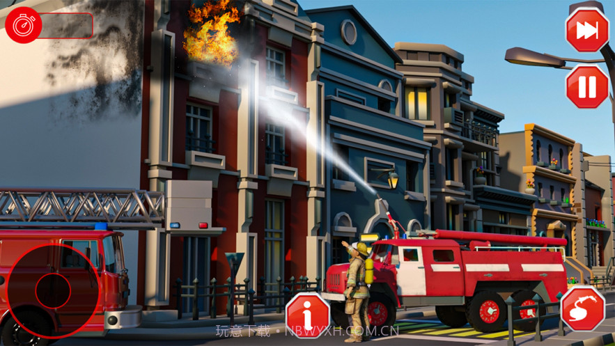紧急救援911救火车和警察模拟器截图3