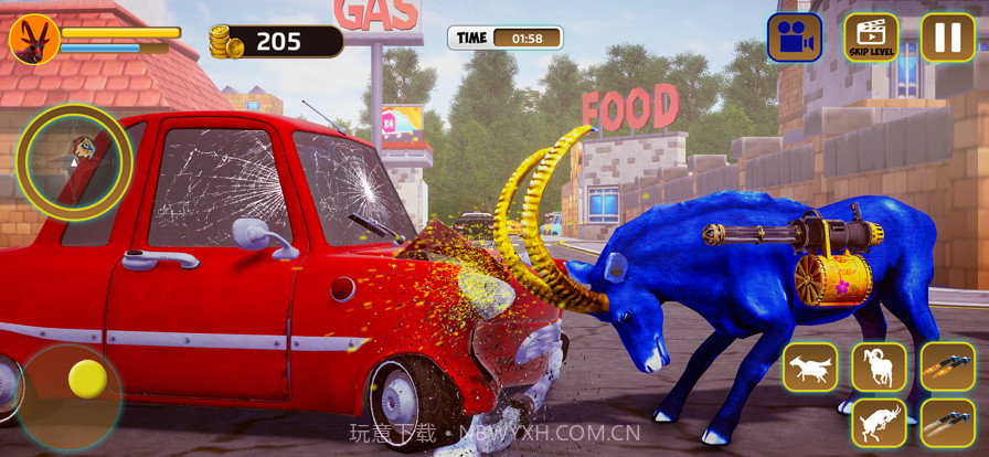 可怕的山羊荒野生活模拟截图2 可怕的山羊荒野生活模拟截图2