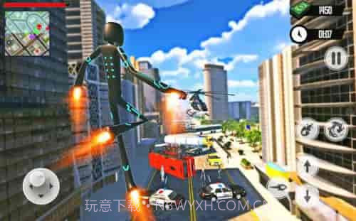 蜘蛛英雄火柴人截图1