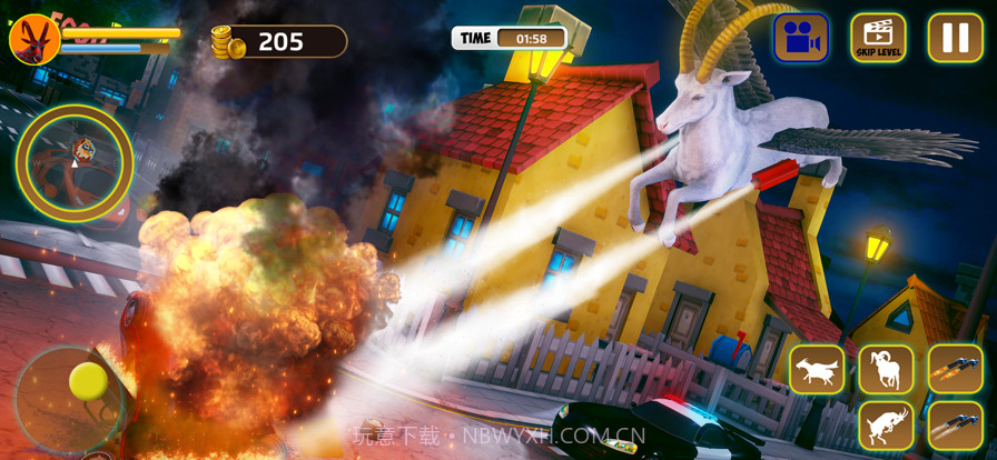 可怕的山羊荒野生活模拟截图3 可怕的山羊荒野生活模拟截图3