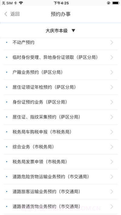 大庆政务服务网截图1 大庆政务服务网截图1