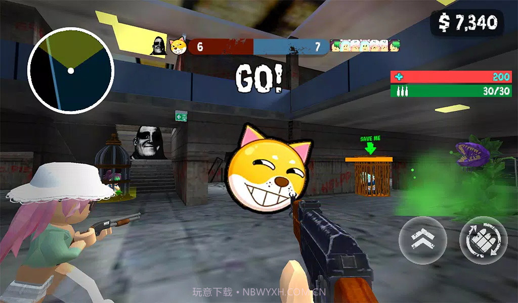 恐怖面孔花园枪手截图2 恐怖面孔花园枪手截图2