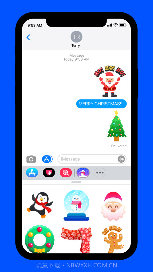 ChristmasCheerStickers截图1 ChristmasCheerStickers截图1